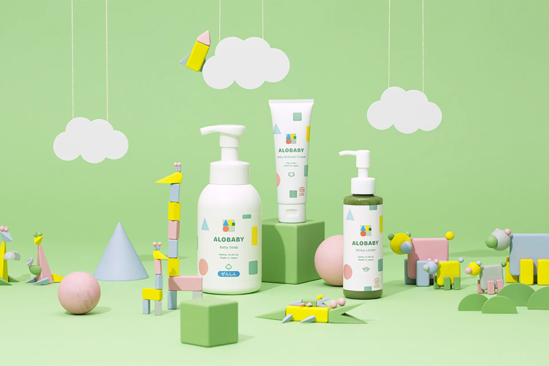 国産オーガニックベビースキンケアブランド 「ALOBABY」の10周年リブランディング